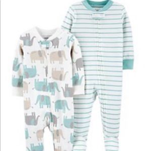 Baby Carter's 2-Pack Zip-Up Cotton Sleep & Plays